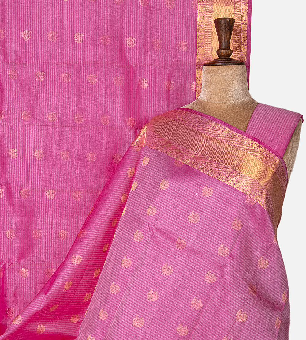 Pink Soft Silk Saree