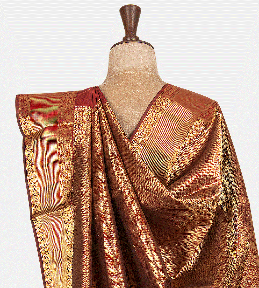 Maroon Soft Silk Saree