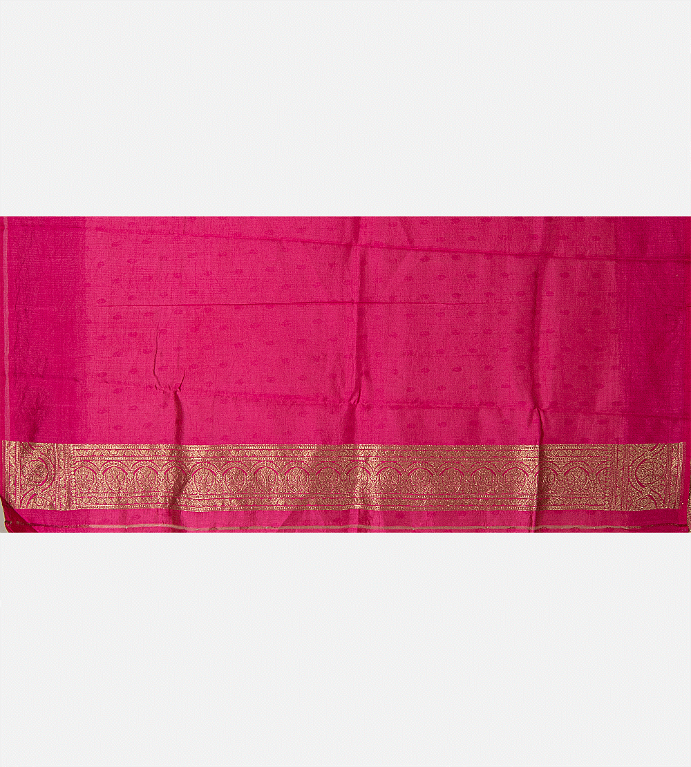 Light Beige Banarasi Tussar Saree