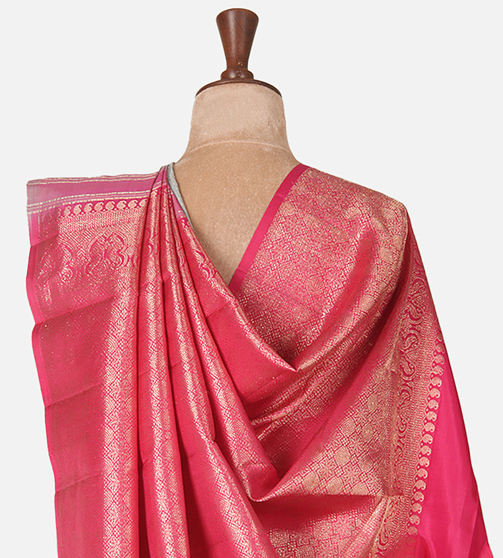 Grey Kanchipuram Silk Saree