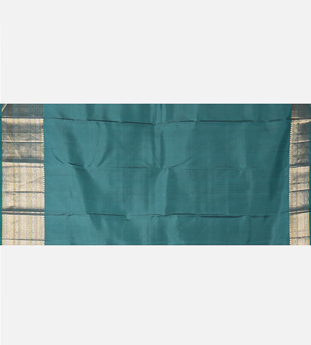 Blue Kanchipuram Silk Saree