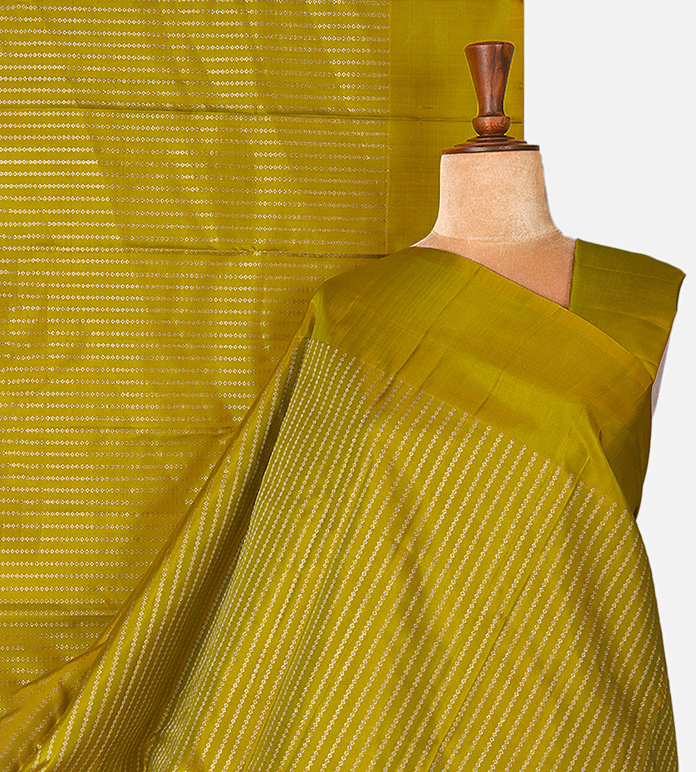 Gold Kanchipuram Silk Saree