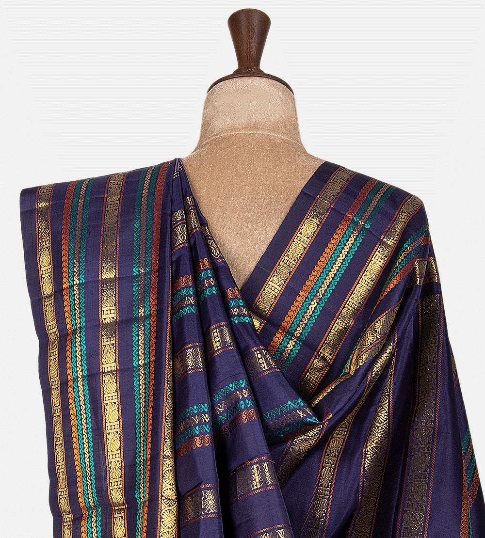 Pastel Pink Kanchipuram Silk Saree