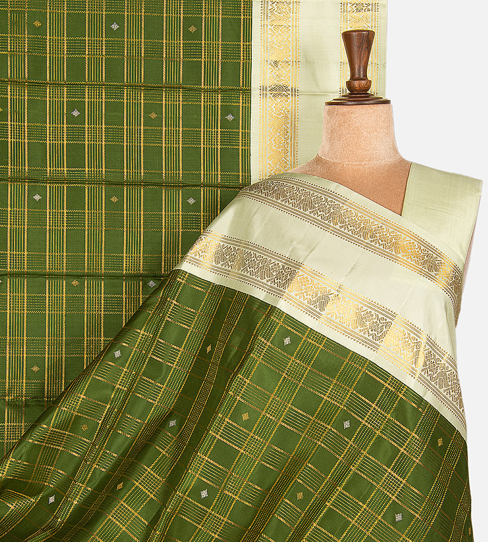Green Kanchipuram Silk Saree