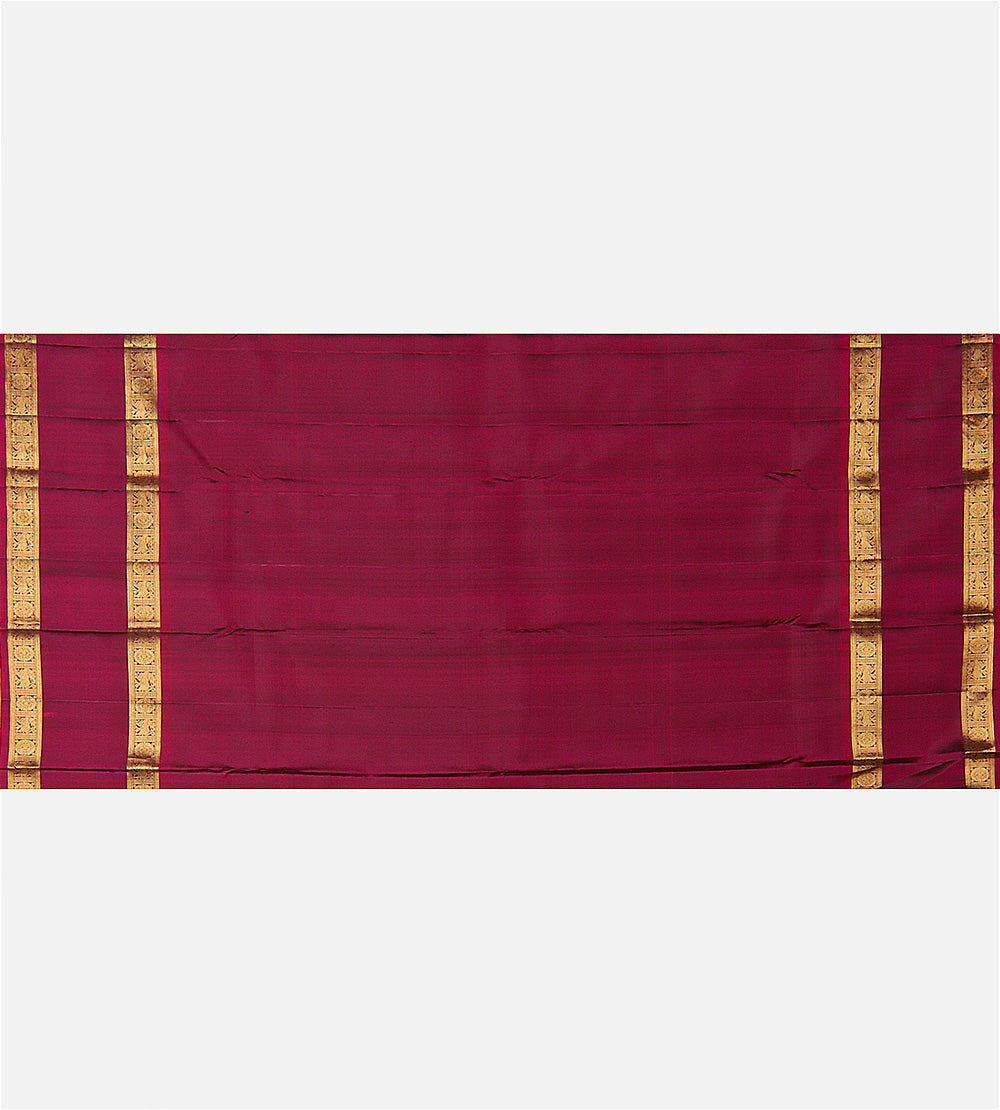 Violet Kanchipuram Silk Saree