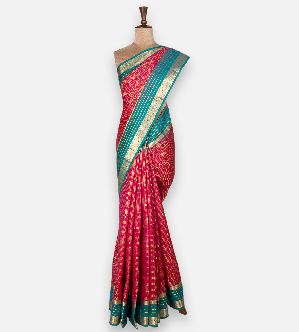 Pink Soft Silk Saree