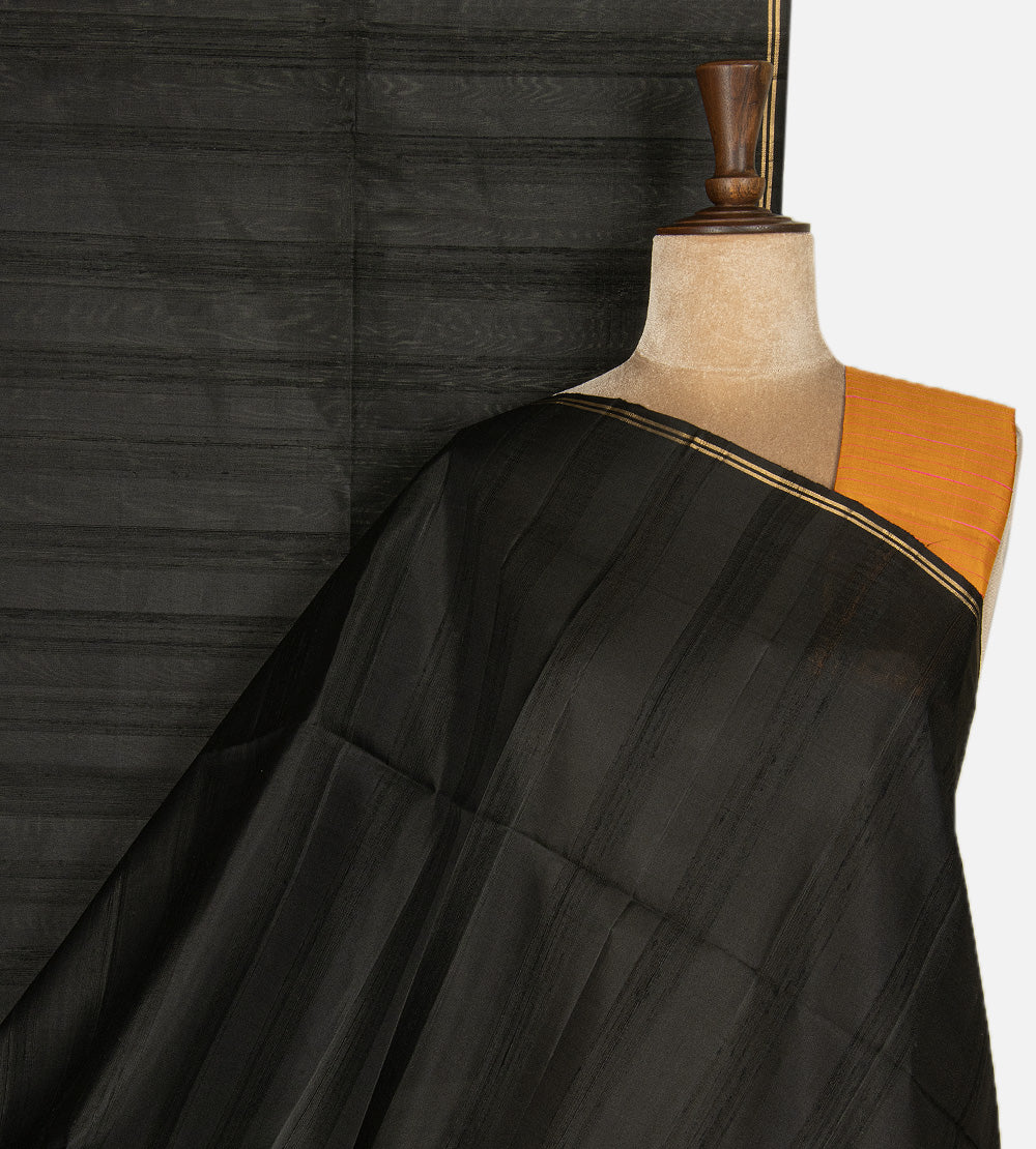 Black Soft Silk Saree