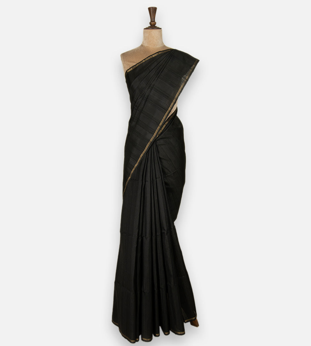 Black Soft Silk Saree