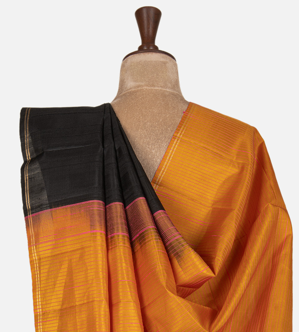 Black Soft Silk Saree