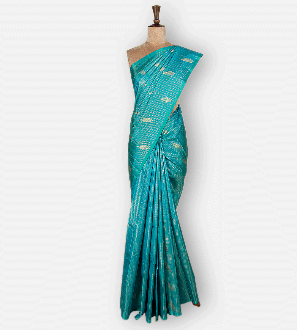 Sky Blue Soft Silk Saree