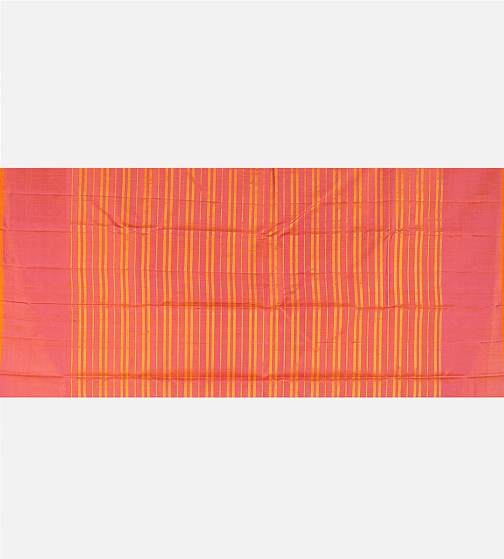 Yellow Kanchipuram Silk Saree