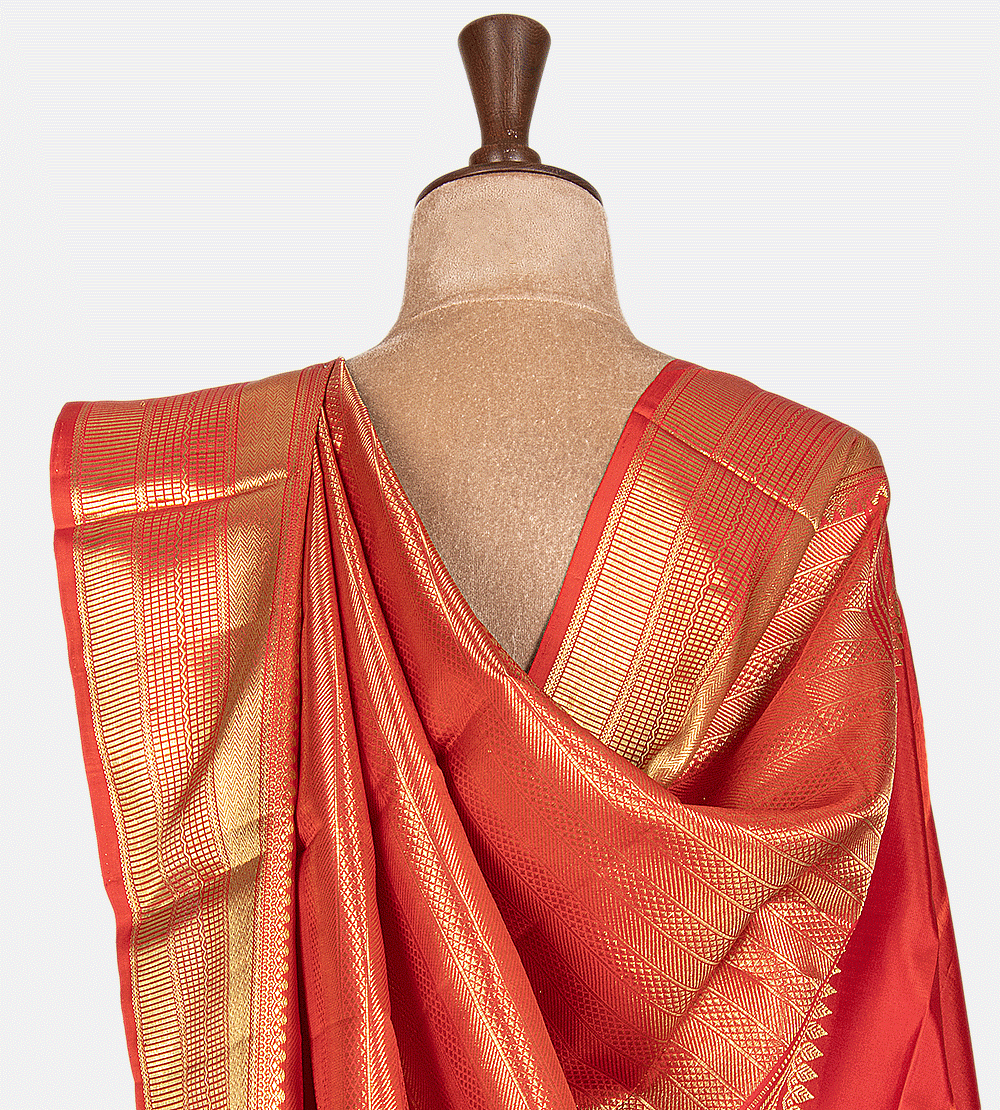 Red Kanchipuram Silk Saree