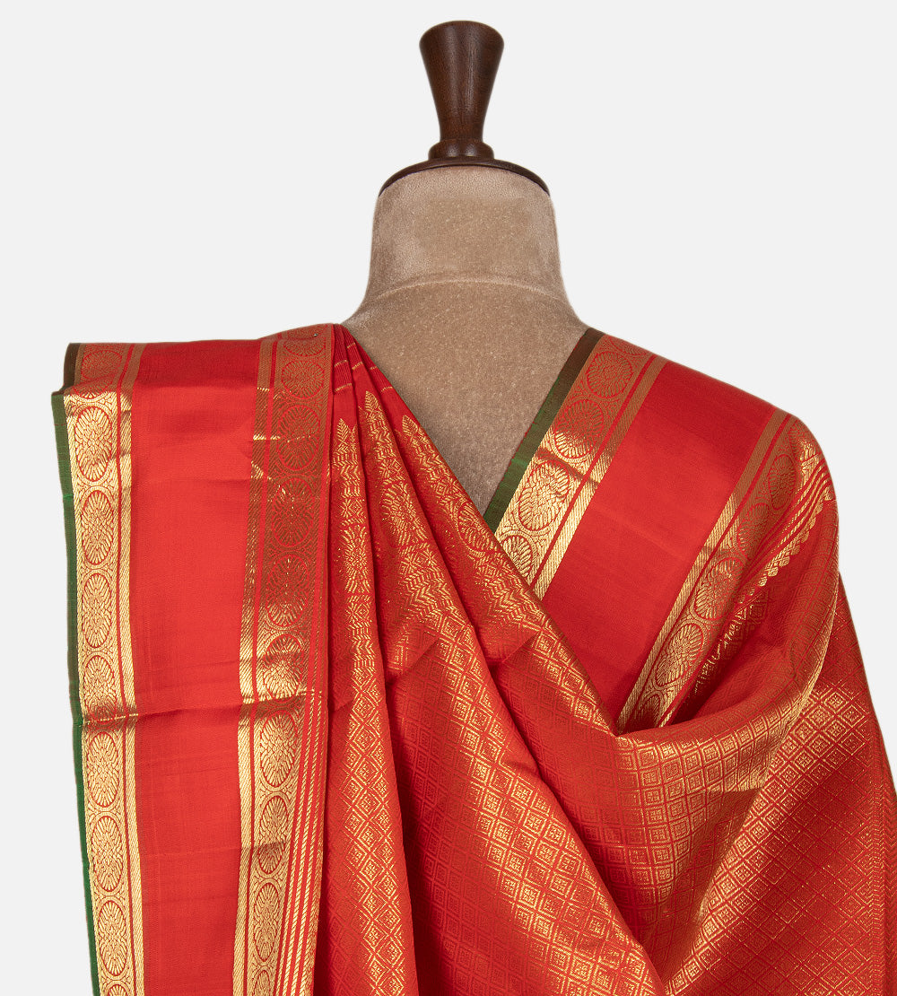 Red Kanchipuram Silk Saree