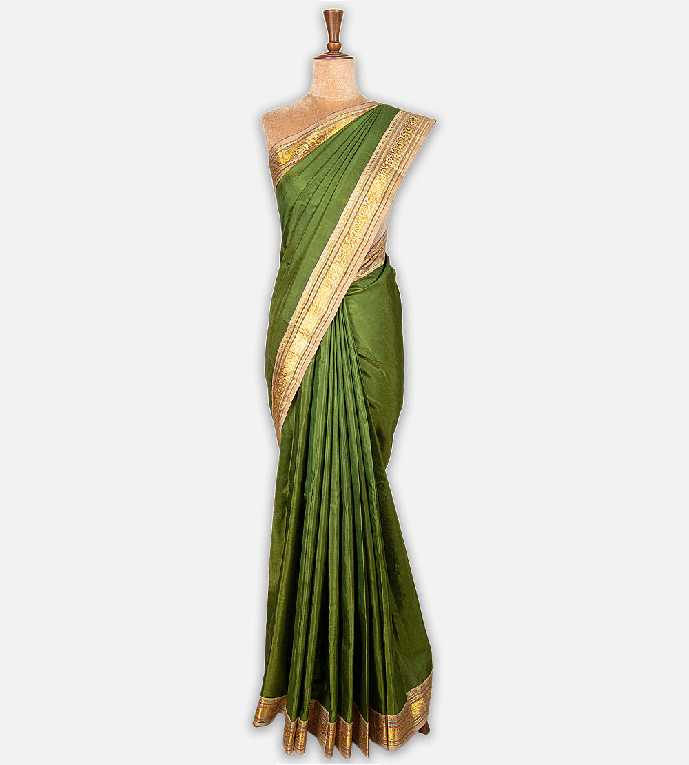 Green Kanchipuram Silk Saree