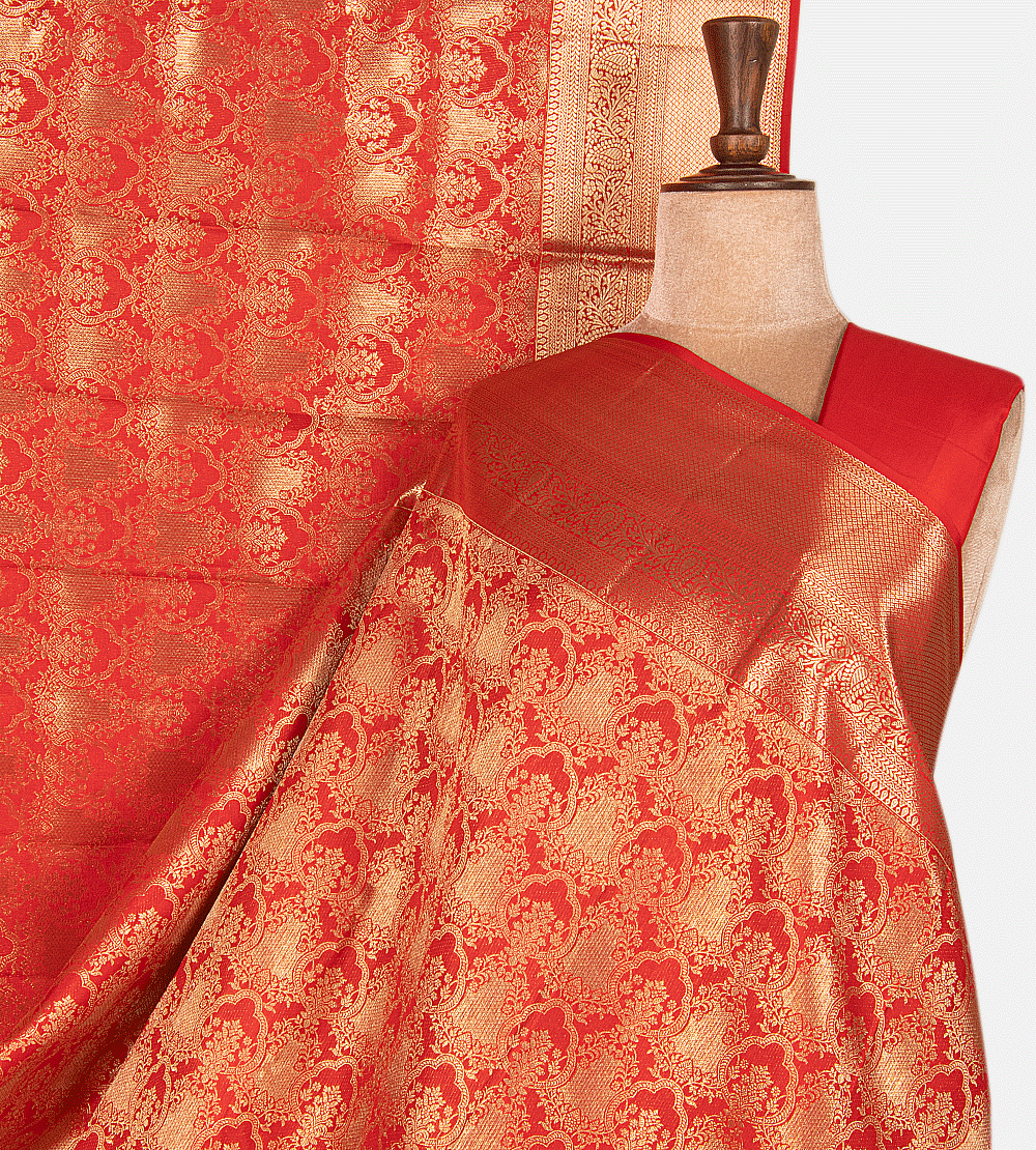Red Kanchipuram Silk Saree