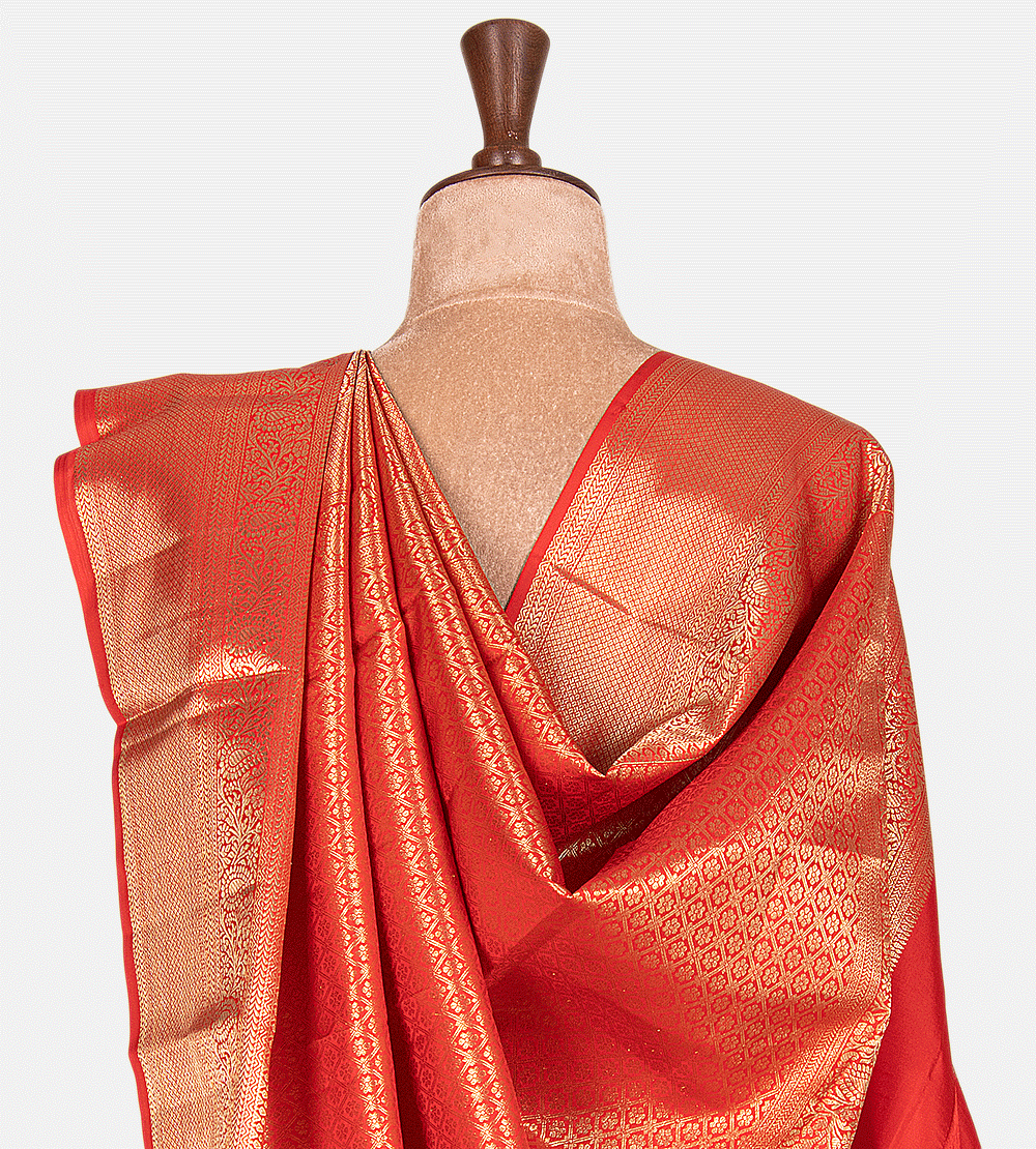 Red Kanchipuram Silk Saree