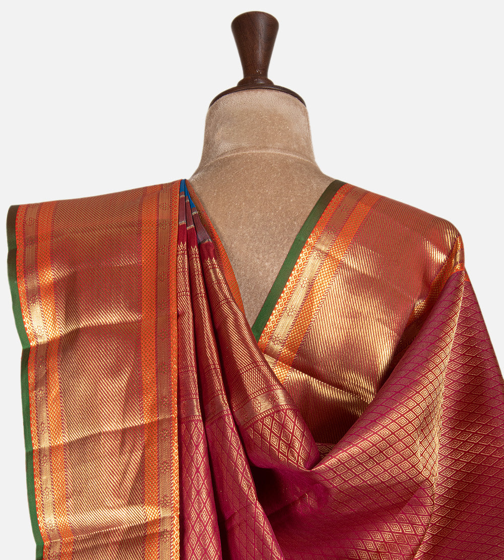Blue Kanchipuram Silk Saree