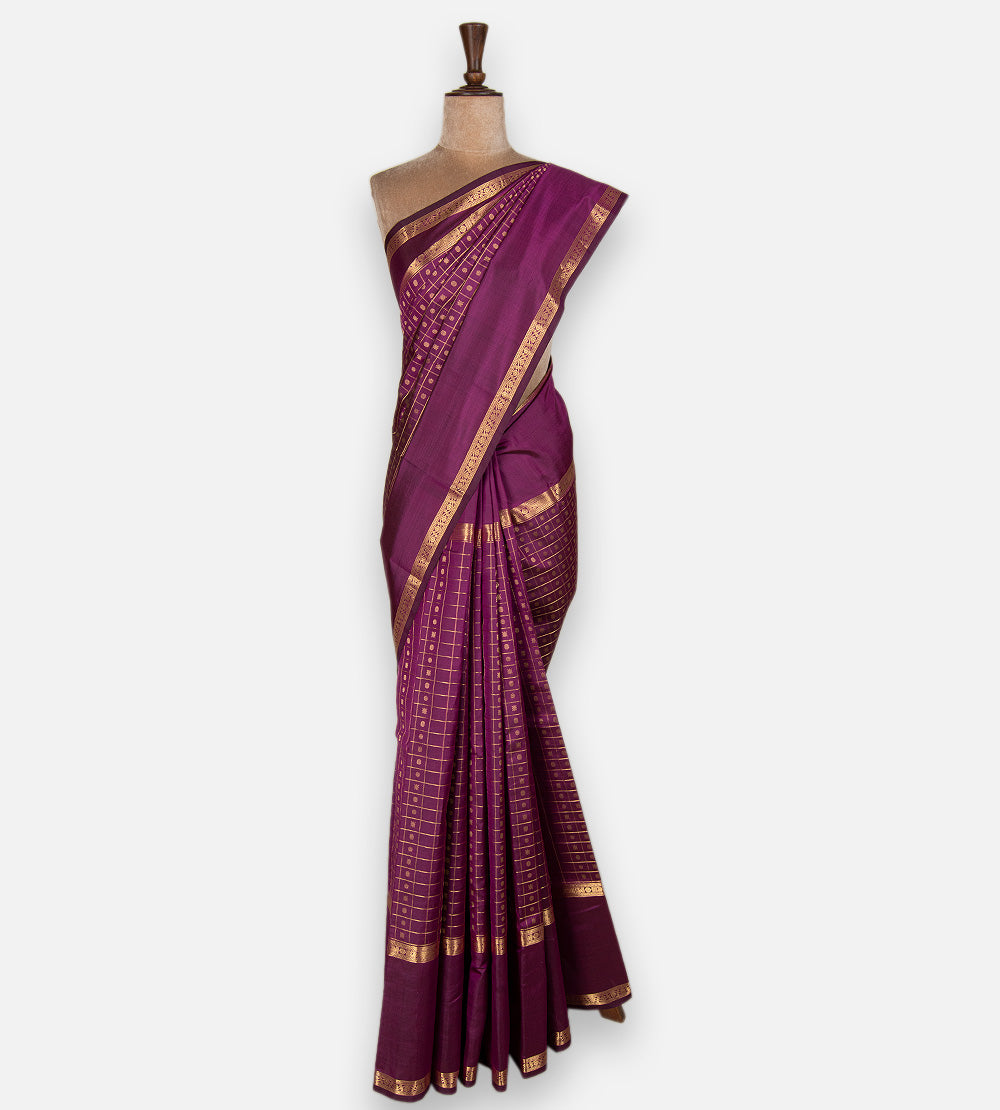 Pink Kanchipuram Silk Saree