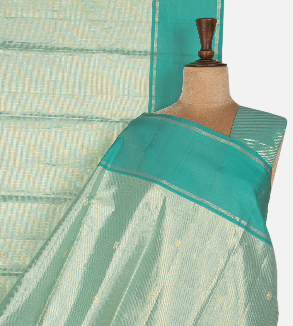Blue Kanchipuram Silk Saree