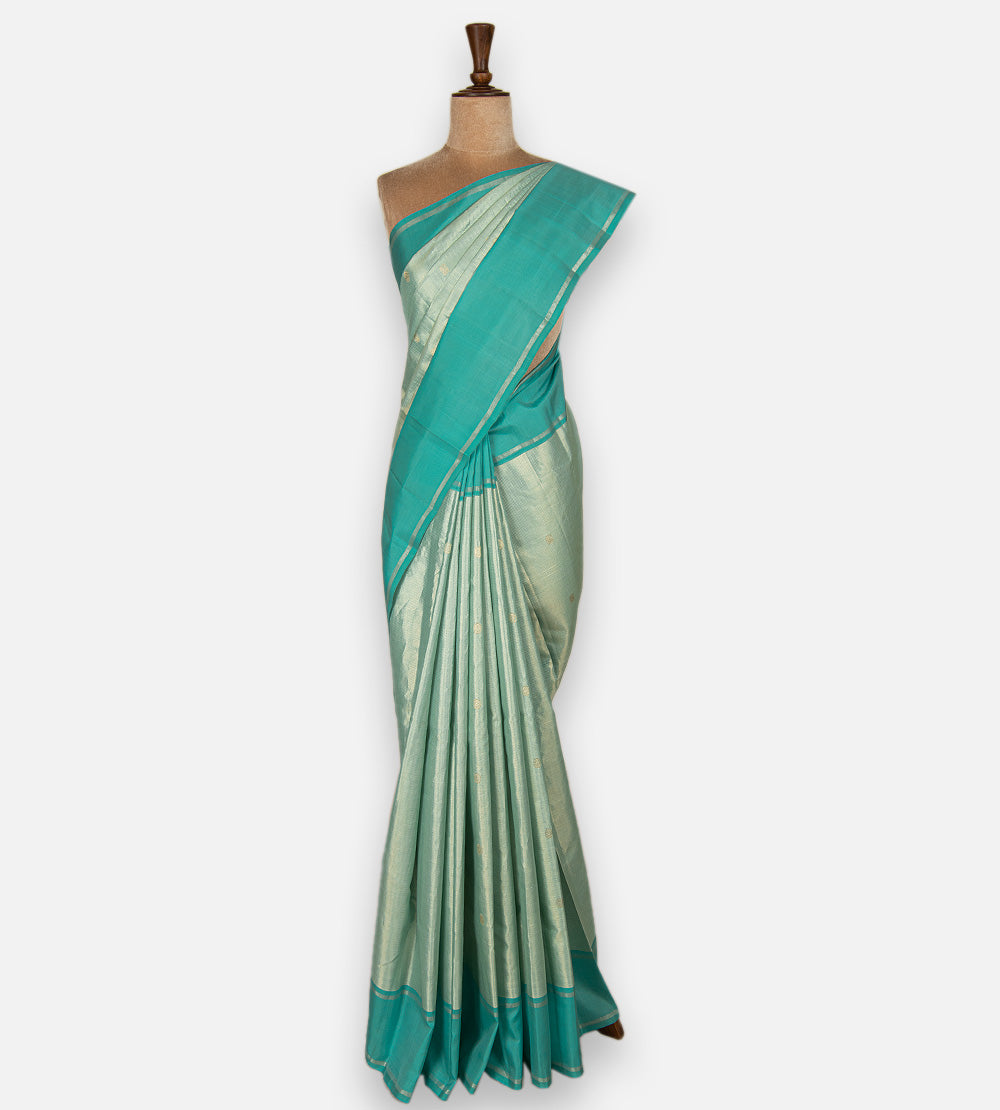 Blue Kanchipuram Silk Saree