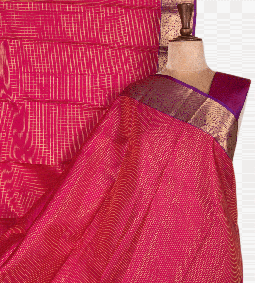 Pink Soft Silk Saree