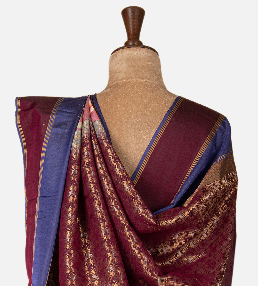 Pink Soft Silk Saree