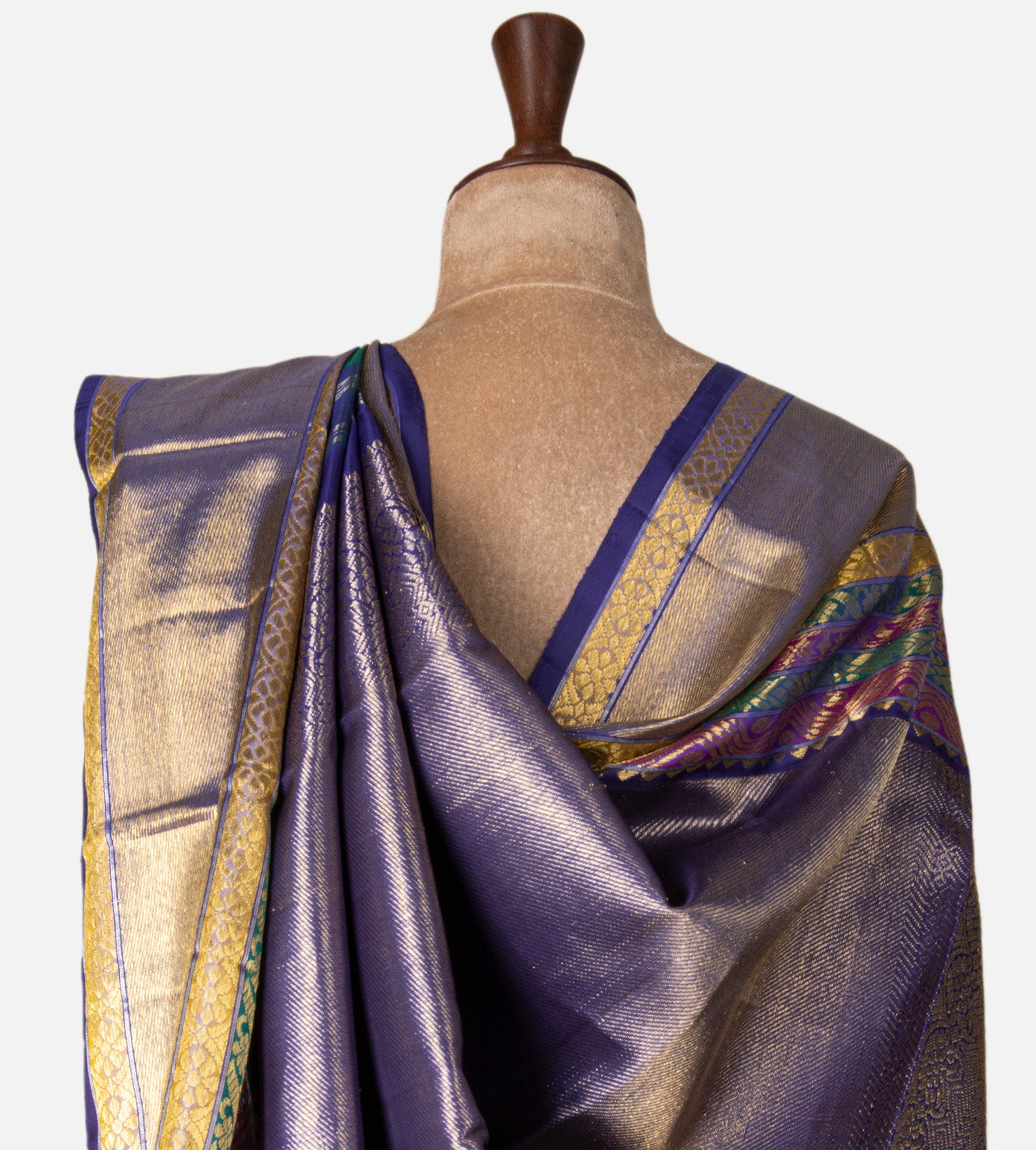 Sea Green Kanchipuram Silk Saree