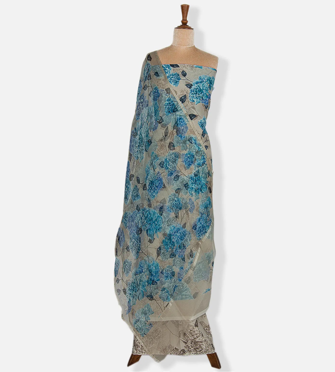 Grey Soft Silk Salwar