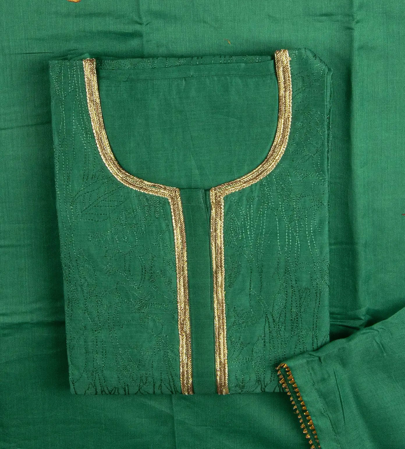 Green Mul Cotton Salwar