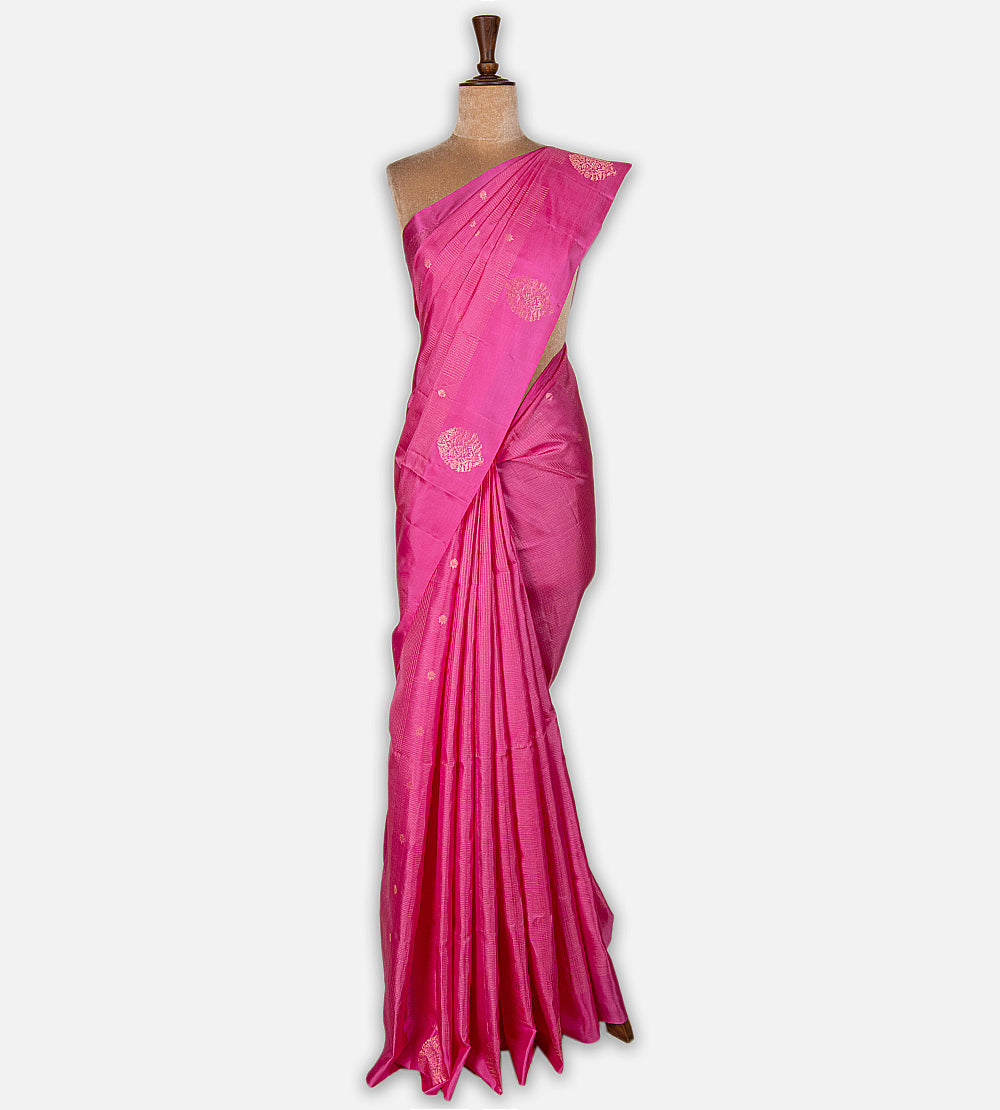 Pink Soft Silk Saree