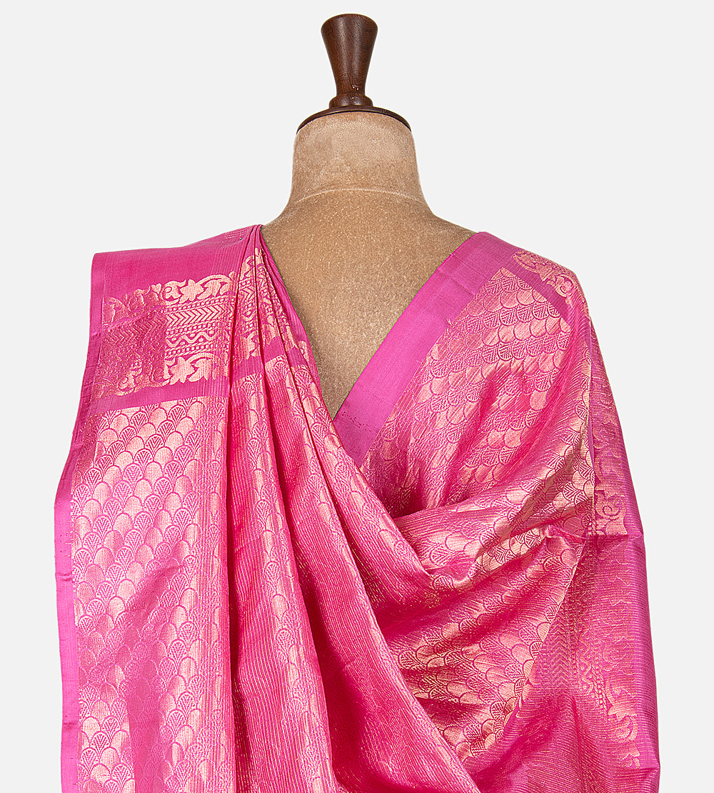 Pink Soft Silk Saree