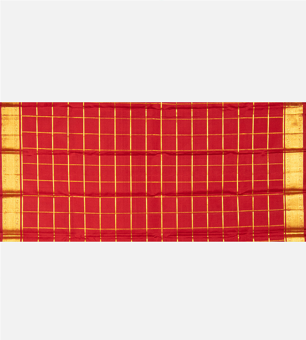 Red Kanchipuram Silk Saree